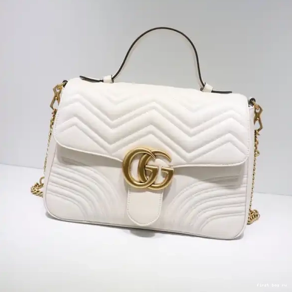 First bag ru top medium GG bag Marmont handle Gucci 0505